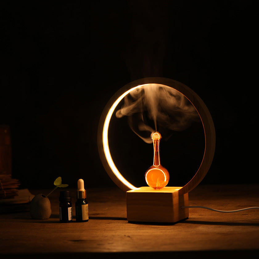 LUNA Nebuliser with Ring Light Waterless Essential Oil Diffuser Aromatherapy