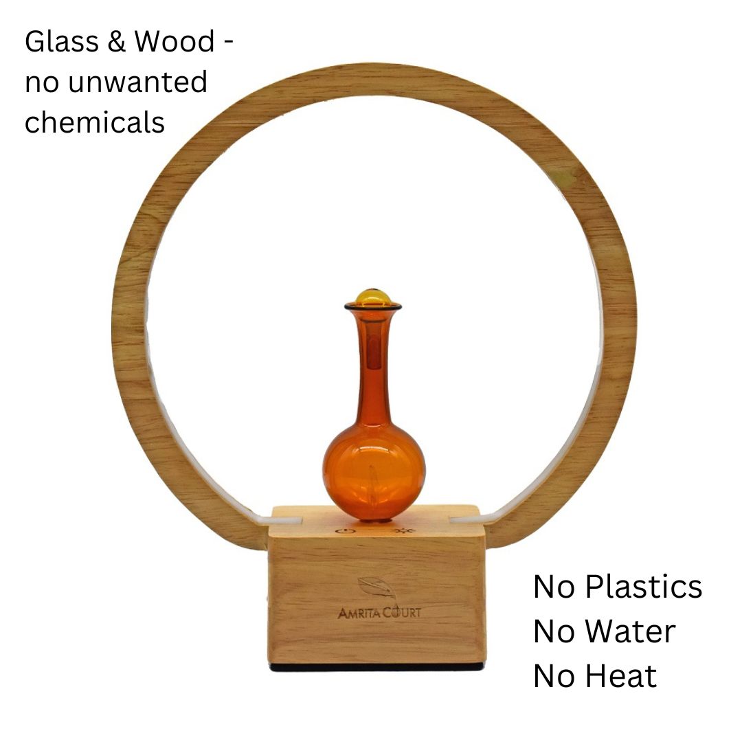 LUNA Nebuliser with Ring Light Waterless Essential Oil Diffuser Aromatherapy