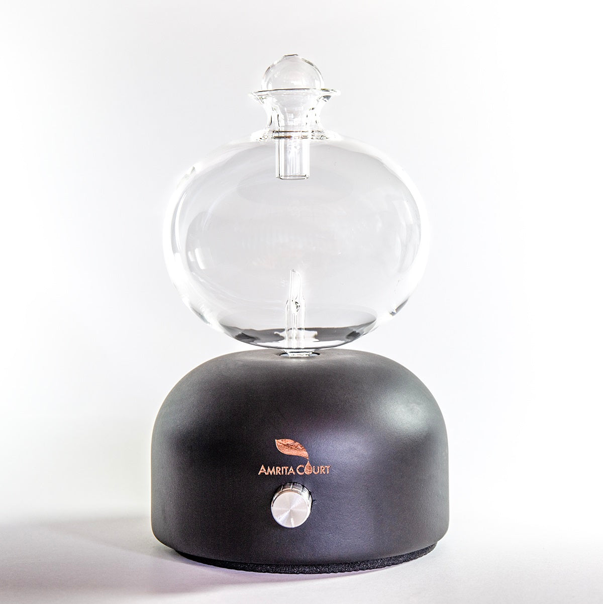 Black Aroma Diffuser Ultrasonic Humidifier LED Essential Oil Mist Air Purifier Home