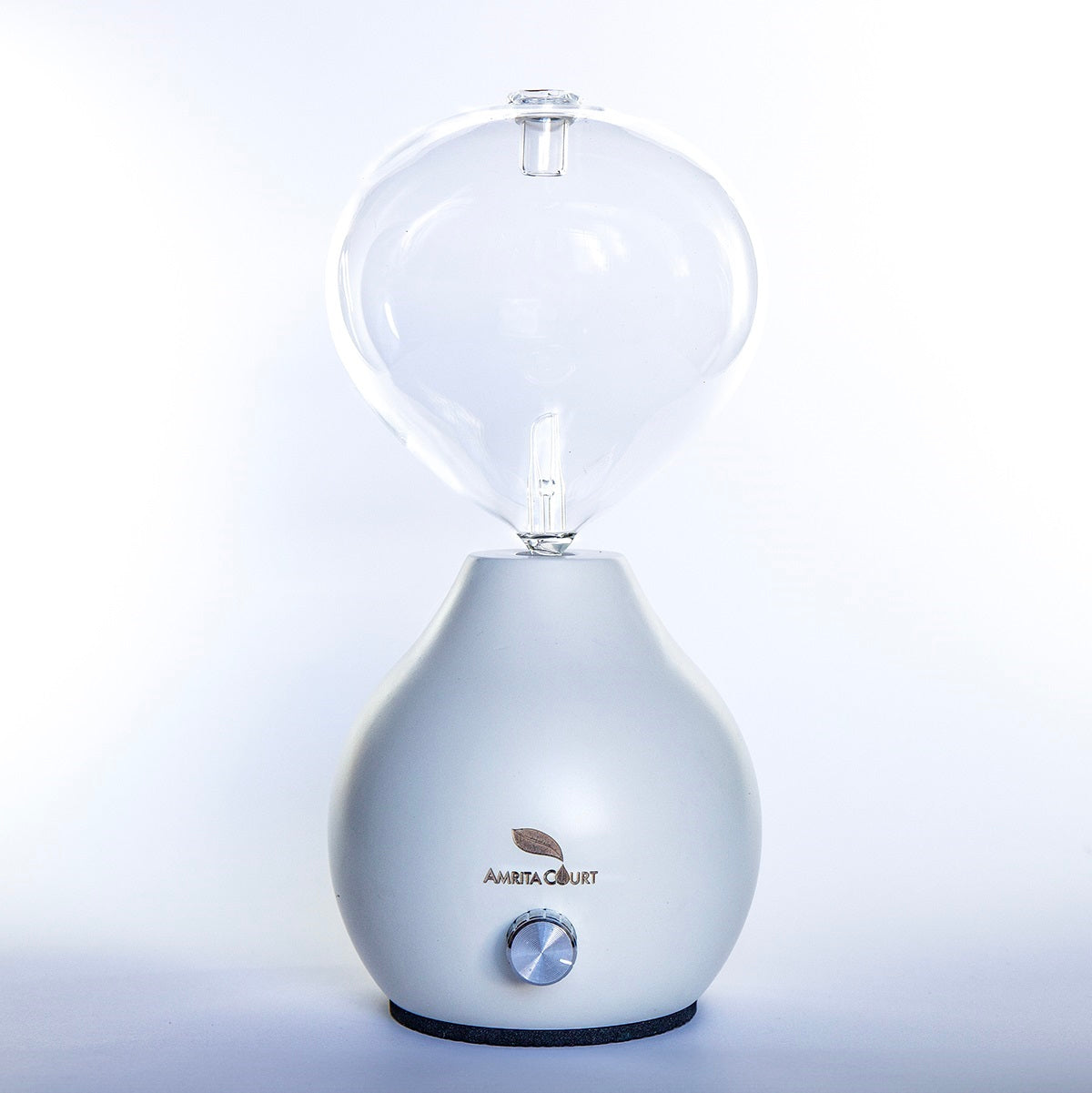 Hourglass Glass Nebuliser White Waterless Essential Oil Diffuser Eco Friendly