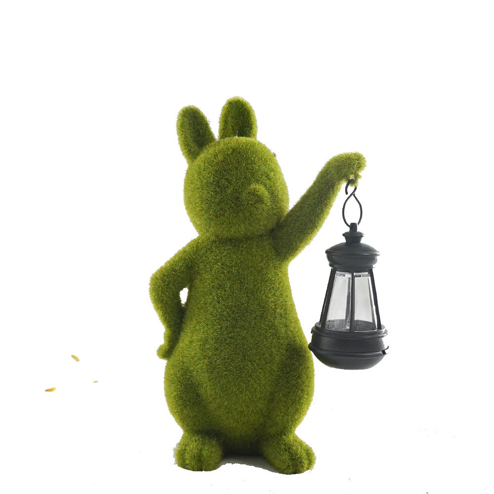 Solar Rabbit Lantern Garden LED Light Outdoor Waterproof Lawn Decor