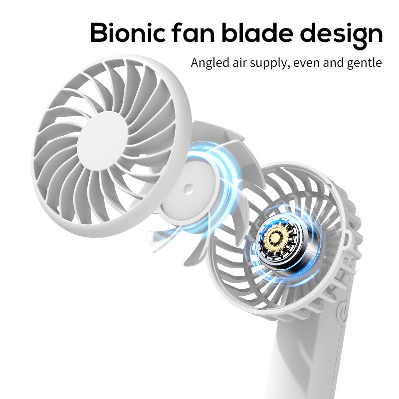 Ice Green Portable Multifunctional Clip Fan DQ261 - 1000mAh Battery, 3-Speed, Quiet Cooling for Summer