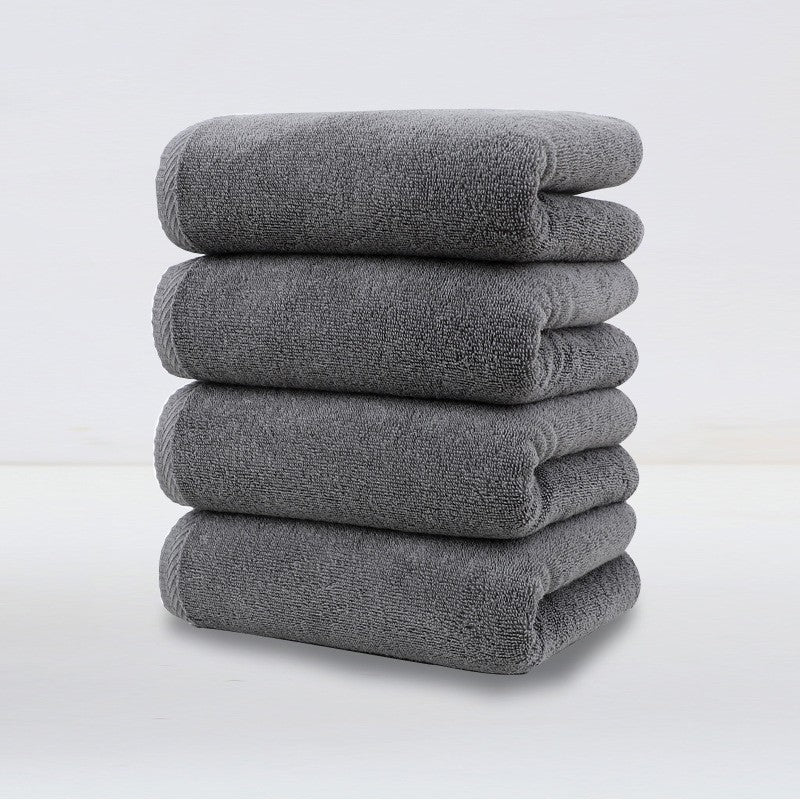 Khaki Plush Cotton Hand Towel Set (4-Pack) - Ultra Soft, Absorbent & Quick-Drying Face Towels for Bathroom