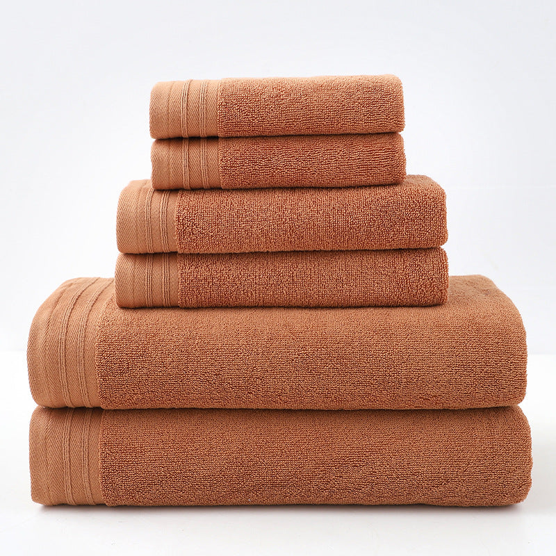 Luxury Combed Cotton Towel Collection - Highly Absorbent, Soft & Durable for Bath, Hand, and Face(Beige)
