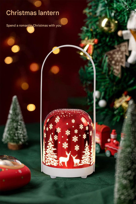 Christmas LED Lantern Decoration Light Dimmable 3 Color Tabletop Home Decor