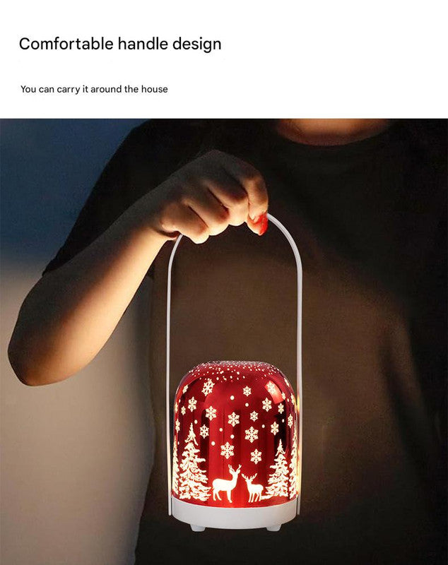 Christmas LED Lantern Decoration Light Dimmable 3 Color Tabletop Home Decor