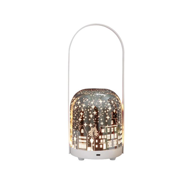 Christmas LED Lantern Decoration Light Dimmable 3 Color Tabletop Home Decor