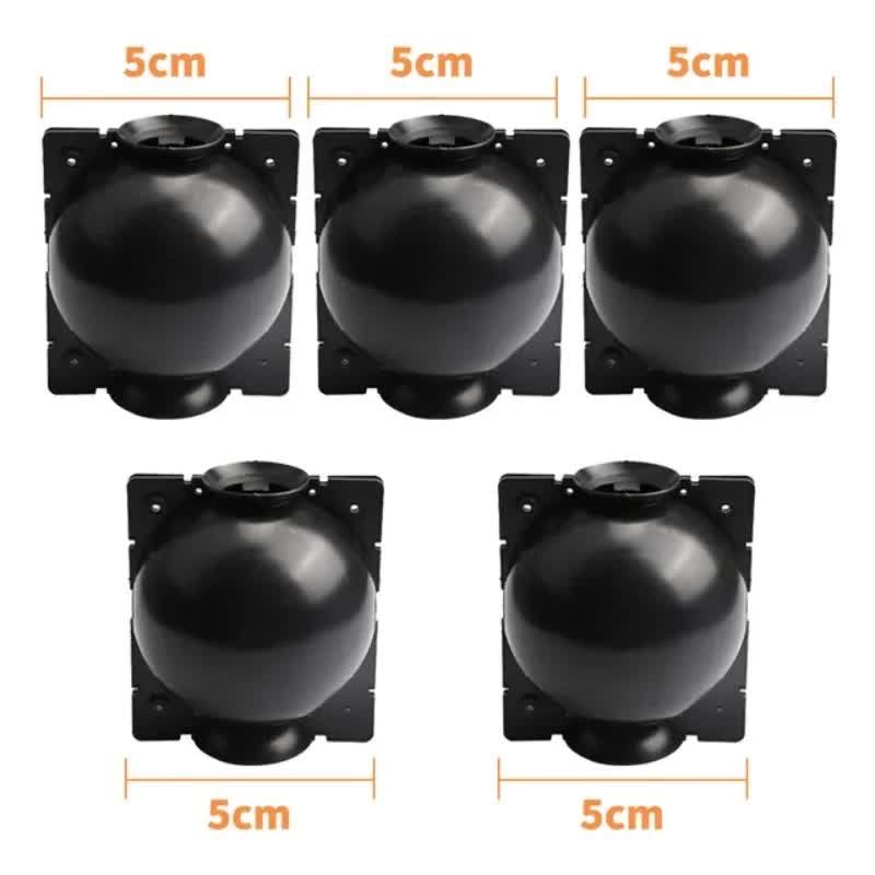 5-Pack Transparent Reusable Plant Air Layering Propagation Pod (Diameter: 5cm) - Anti-Waterlogging Grafting Root Ball Rooting Device for Flower & Fruit Trees