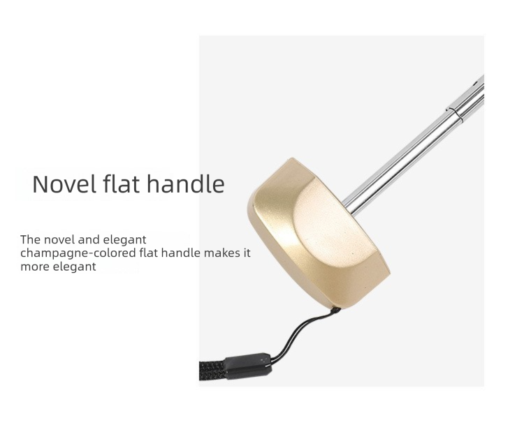 Compact Mini Pocket Umbrella UPF50+ Sun Protection Lightweight Travel Parasol - Windproof 5-Fold Rain Shade with Flat Gold Handle (Matcha Green)