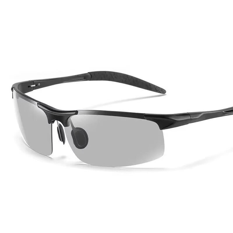 Men’s Photochromic Polarized Sunglasses – Day Night Driving UV400