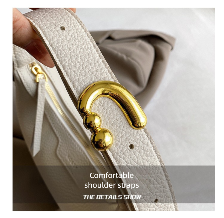 Black Women's New Fashion Crescent Bag – Stylish Single Shoulder Crossbody Handbag with Wear-Resistant Base and Smooth Zipper, Perfect for Casual & Daily Use