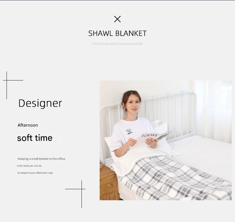 Red and Yellow 100*140cm Japanese-Style shawl blanket Ultra-Soft Blanket - Thick Polyester Throw for Sofa, Bed, Office,  Cozy Nap Blanket for Winter & All Seasons