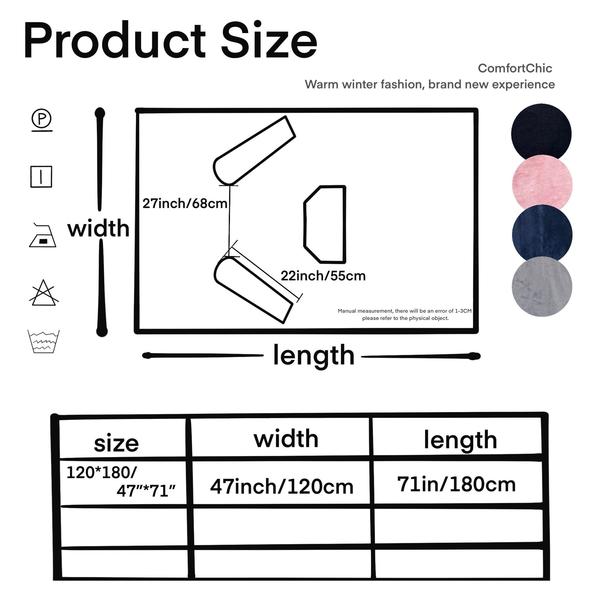 Grey 180 x 120CM Extra Large Wearable Wrap Blanket with Sleeves and Large Pocket, Cozy Thickened Composed Flannel Sherpa Fleece Oversized TV Blanket Robe and Sofa Throw for Home Lounging