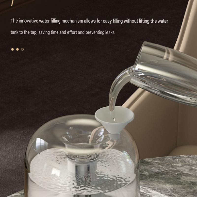 2-piece Bedroom Atmosphere Bundle –Black Ultrasonic Aroma diffuser Humidifier & Dreamy Butterfly and Marine Life Series Projector Night Light for Relaxing Home Decor, Perfect Gift for Her