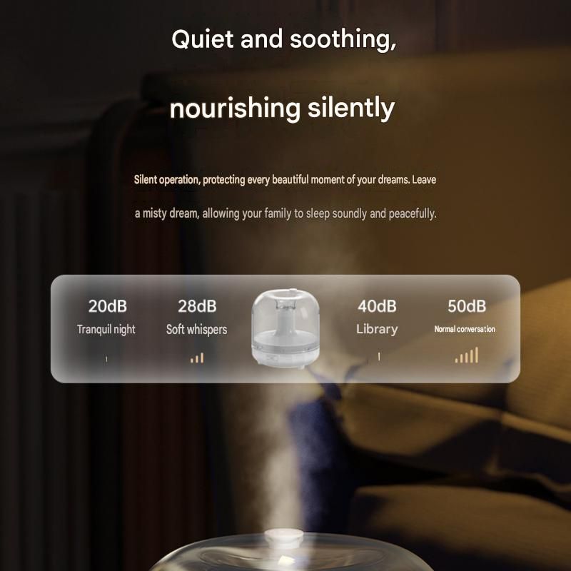 2-piece Bedroom Atmosphere Bundle – White Ultrasonic Aroma diffuser Humidifier & Starry Sky Series Projector Night Light for Relaxing Home Decor, Perfect Gift for Her