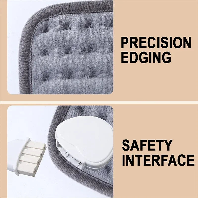 Electric Heating Pad 40 x 76cm with 9 Heat Levels and 4 Timer Settings, Washable Full Body Heating Mat for Back, Waist, Legs and Shoulders