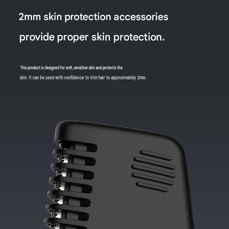 3-in-1 Electric Body Groomer for Men - IPX5 Waterproof, USB-C Rechargeable, Adjustable 3-12mm Comb, Skin-Safe Rounded Blade, Travel Lock, Wet Dry Use