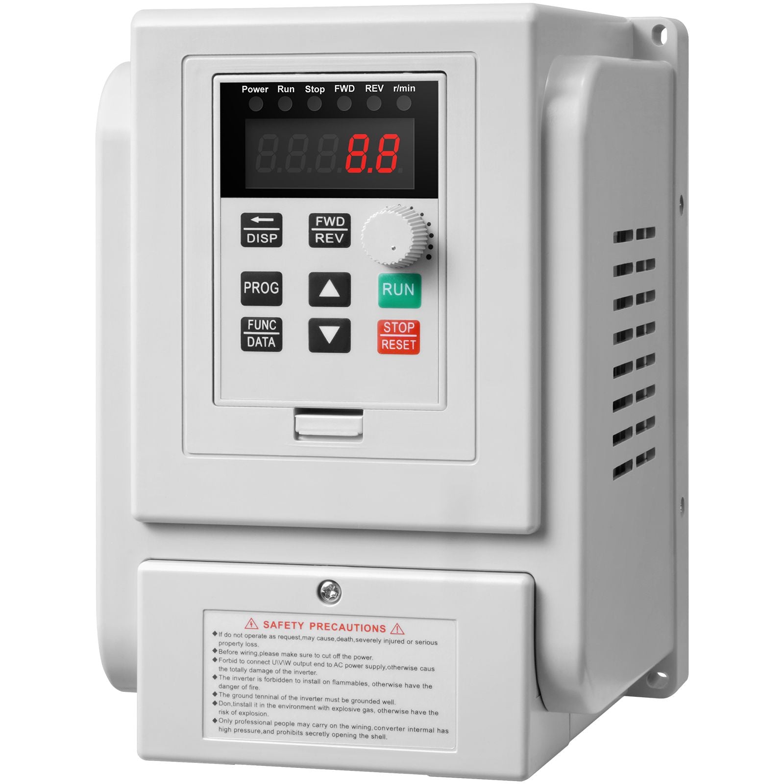 VFD 5HP, 4KW, 18A, 1 Phase 220V-240V Input to 3 Phase 220V-240V Output Variable Frequency Drive, 0-400Hz VFD for AC Motor Speed Control