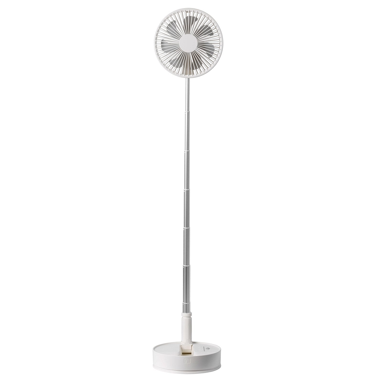 VEVOR 8 Inch Foldable Oscillating Standing Fan with Remote Control, 4 Speed Adjustable Portable Desk Quiet Fan, 7200mah Rechargeable USB Small Fan, Folded Rotating Floor Fan for Bedroom Office Travel