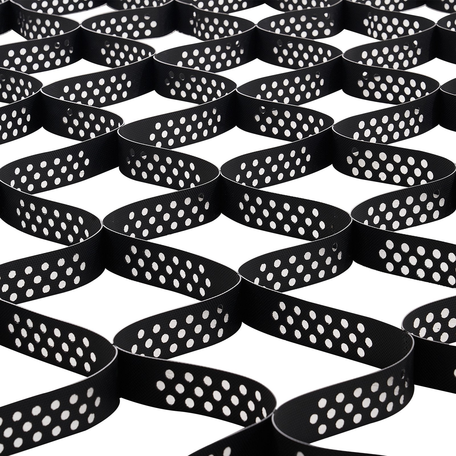 VEVOR Gravel Grid, 2 Inch Depth, 32.81 x 9.84 FT / 10000 x 3000 mm, 1880 LBS Per Sq ft Grass Ground Retainer, Permeable Geo Grids Driveway Stabilization, for Garden, Patio, Walkway, RV Parking Slopes