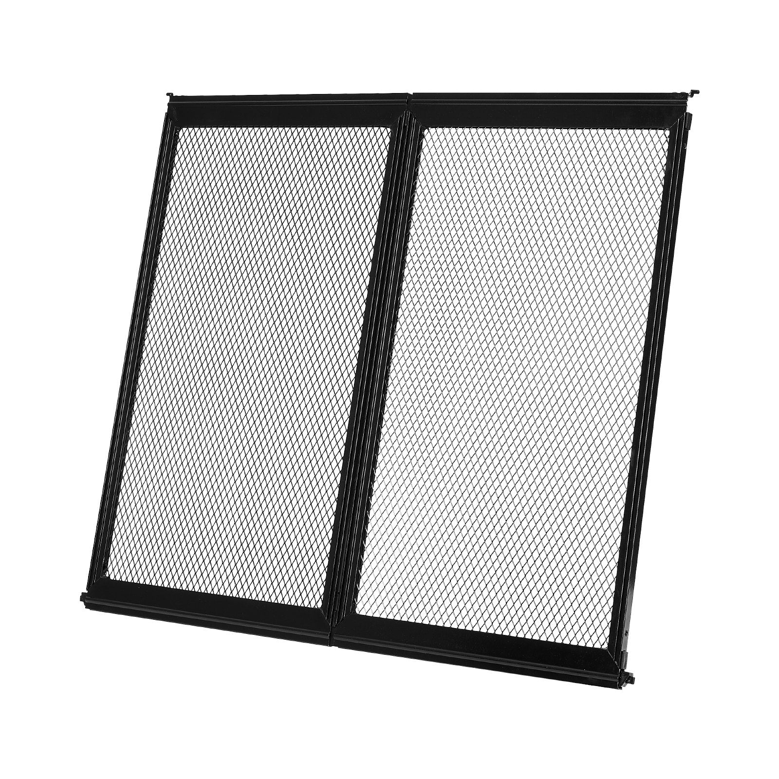 VEVOR RV Screen Door Protector, 571.5 x 508 mm Door Grille, Easy to Install and Disassemble, Reinforced Breathable Protective Mesh, Aluminum Alloy Camper RV Entry Protector for Pet Protection, Black