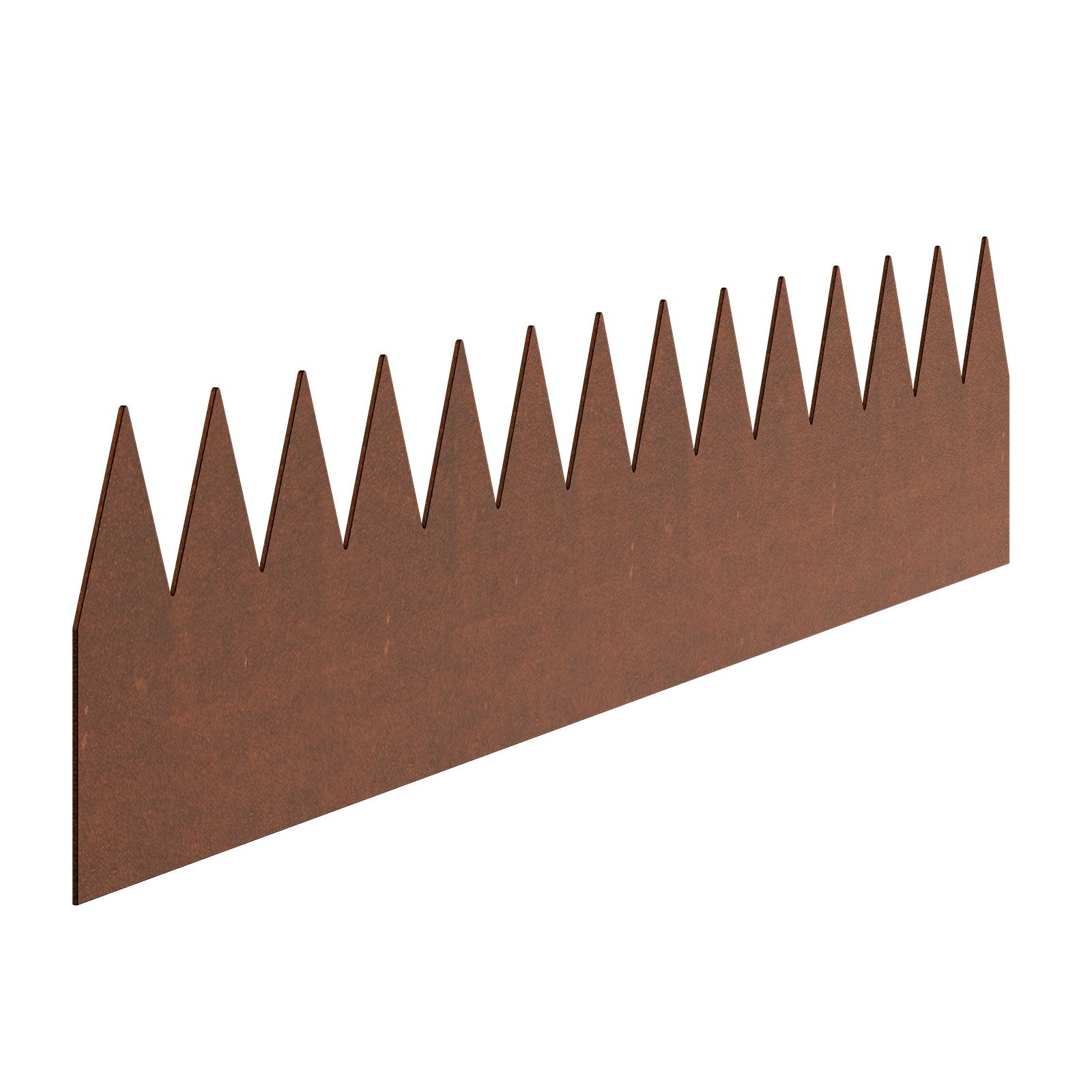 VEVOR Steel Landscape Edging, 6 Packs 40 x 6 in Weather-Resistant & Pre-Rust Metal Landscape Edging, Bendable Garden Edging Border, Heavy Duty Lawn Edging, Flower Bed Yard Pathway Divider
