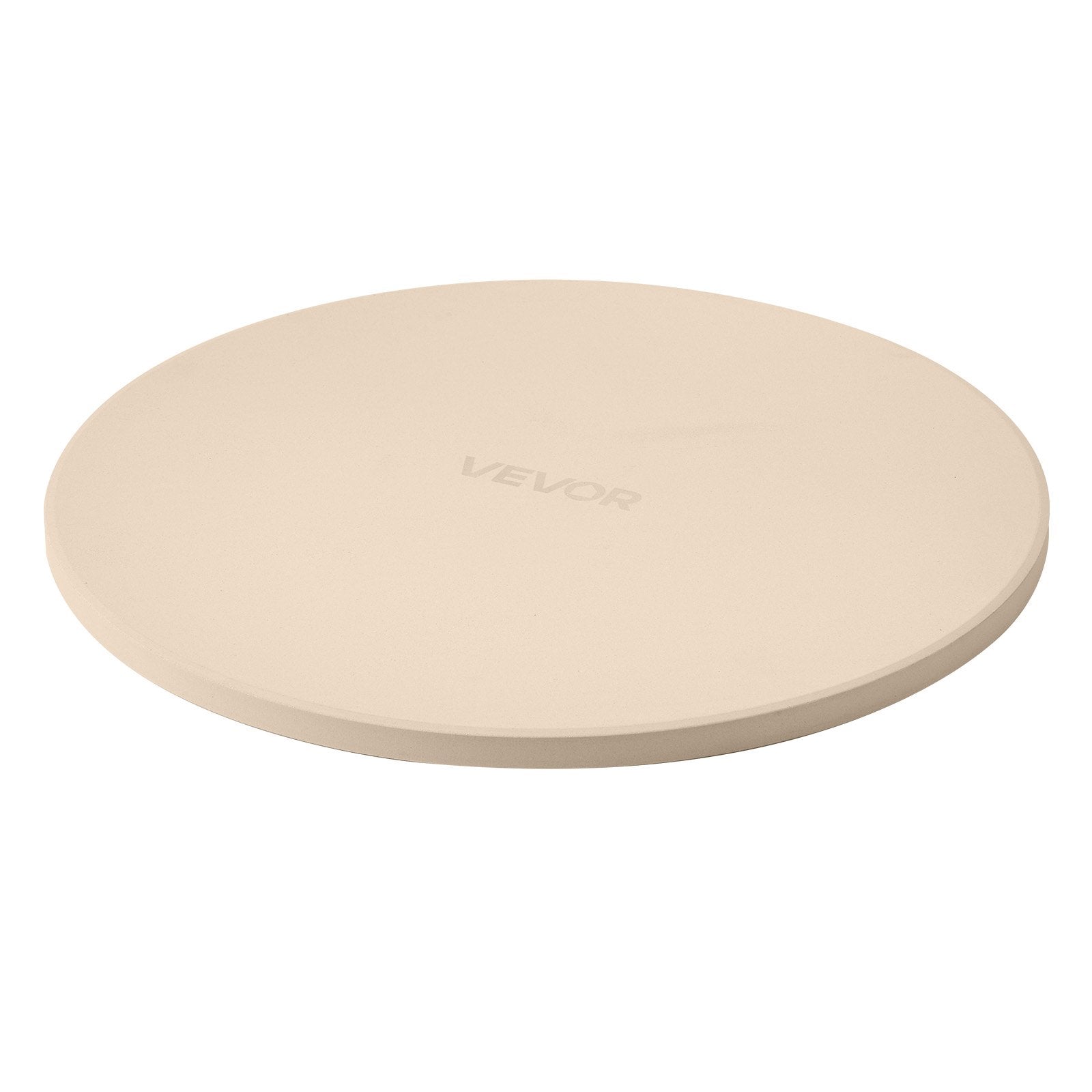 VEVOR Pizza Stone, 406 mm Round Cordierite Pizza Stone, Extra Large Baking-Stone with a Durable Stand, 17 mm Thickness Heat-Resistant Cooking Cordierite, for Kitchen Oven, Baking Pizzas, BBQ Grilling