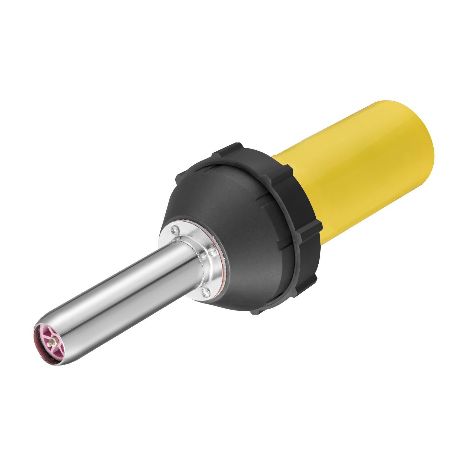 Hot Air Plastic Welder, 1000W Hot Air Torch Pistol, 50- 600°C PVC TPO Vinyl Heat Gun Welding Torch, Plastic Welding Kit with 4 Accessories- 2 Nozzles, 1 Seam Roller & Brush for PP/PE/PVC Sheet