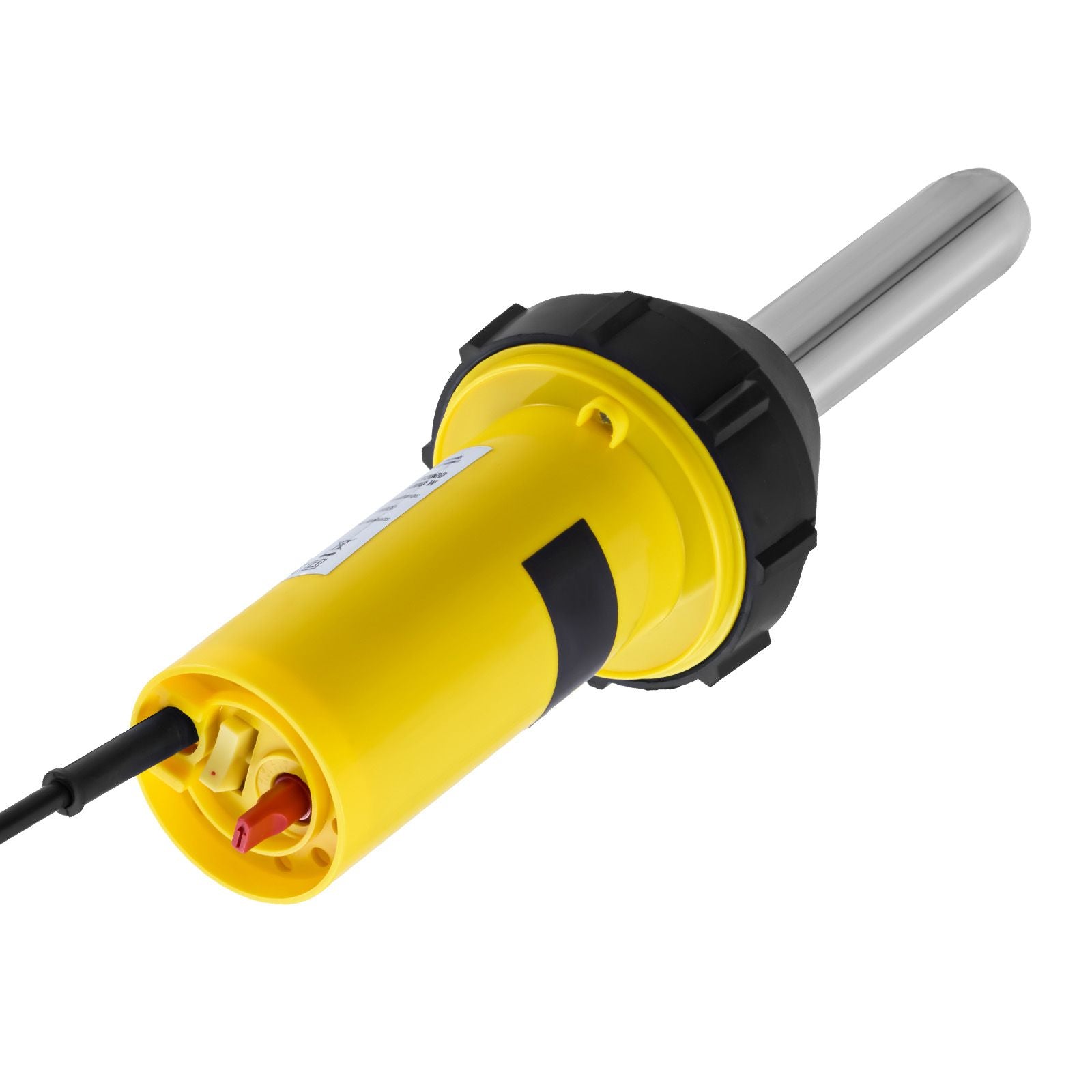 Hot Air Plastic Welder, 1000W Hot Air Torch Pistol, 50- 600°C PVC TPO Vinyl Heat Gun Welding Torch, Plastic Welding Kit with 4 Accessories- 2 Nozzles, 1 Seam Roller & Brush for PP/PE/PVC Sheet