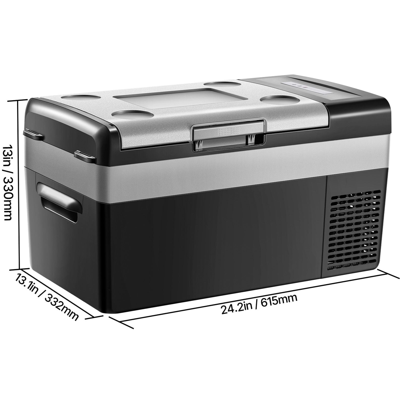 Portable Car Refrigerator Freezer Compressor 20L Single Zone for Car Home