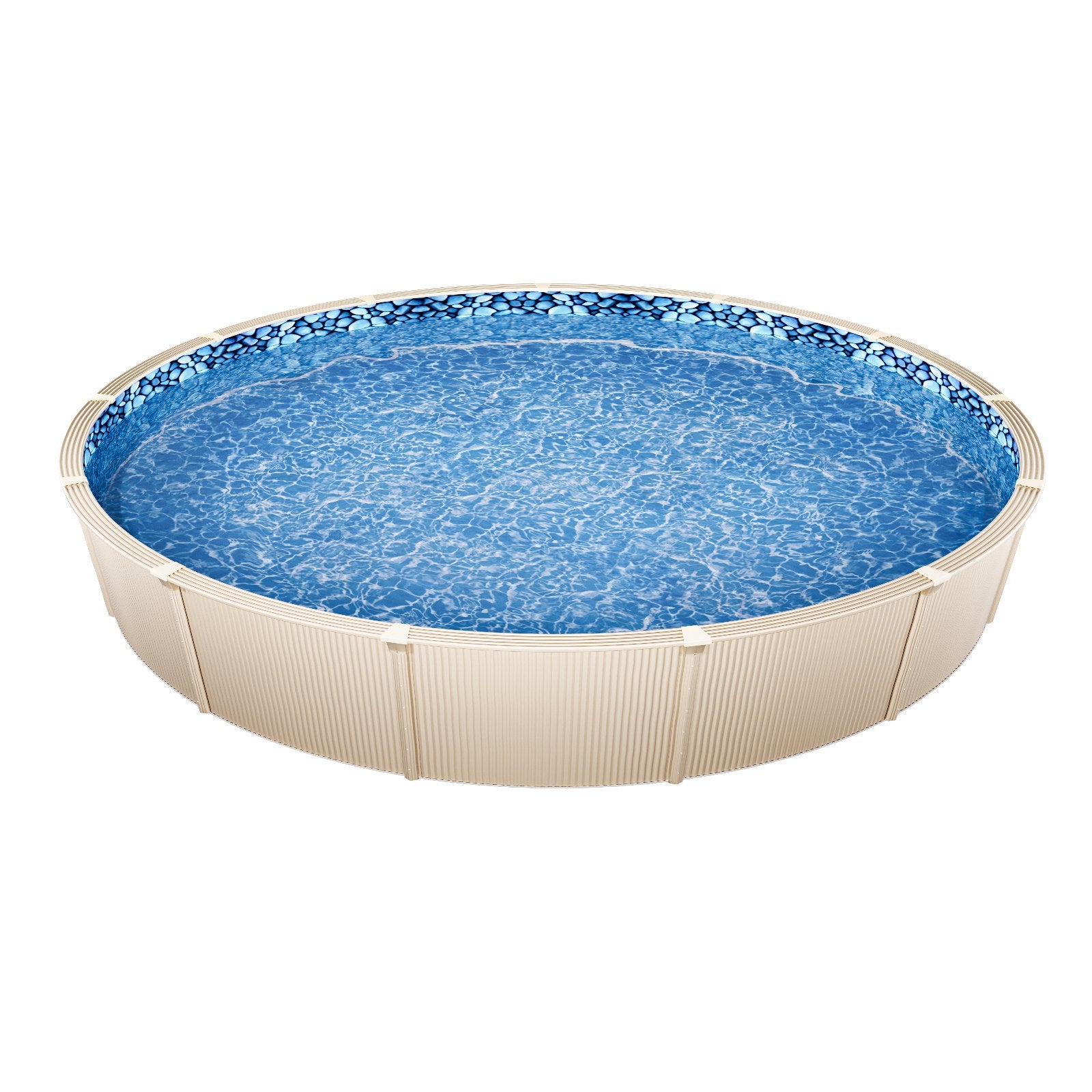 VEVOR Round Pool Liner 24ft Overlap Style Pool Liner 54in Wall Height