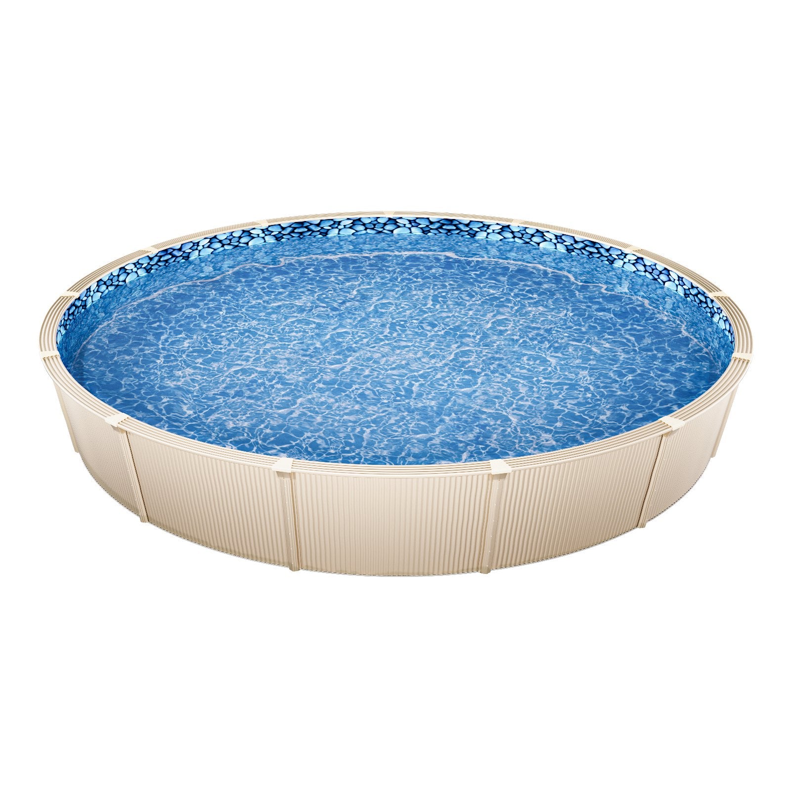 VEVOR Round Pool Liner 24ft Overlap Style Pool Liner 54in Wall Height