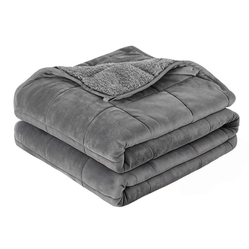 Giselle Weighted Blanket Adults Kid Anti Anxiety Gravity Blankets Sherpa Fleece