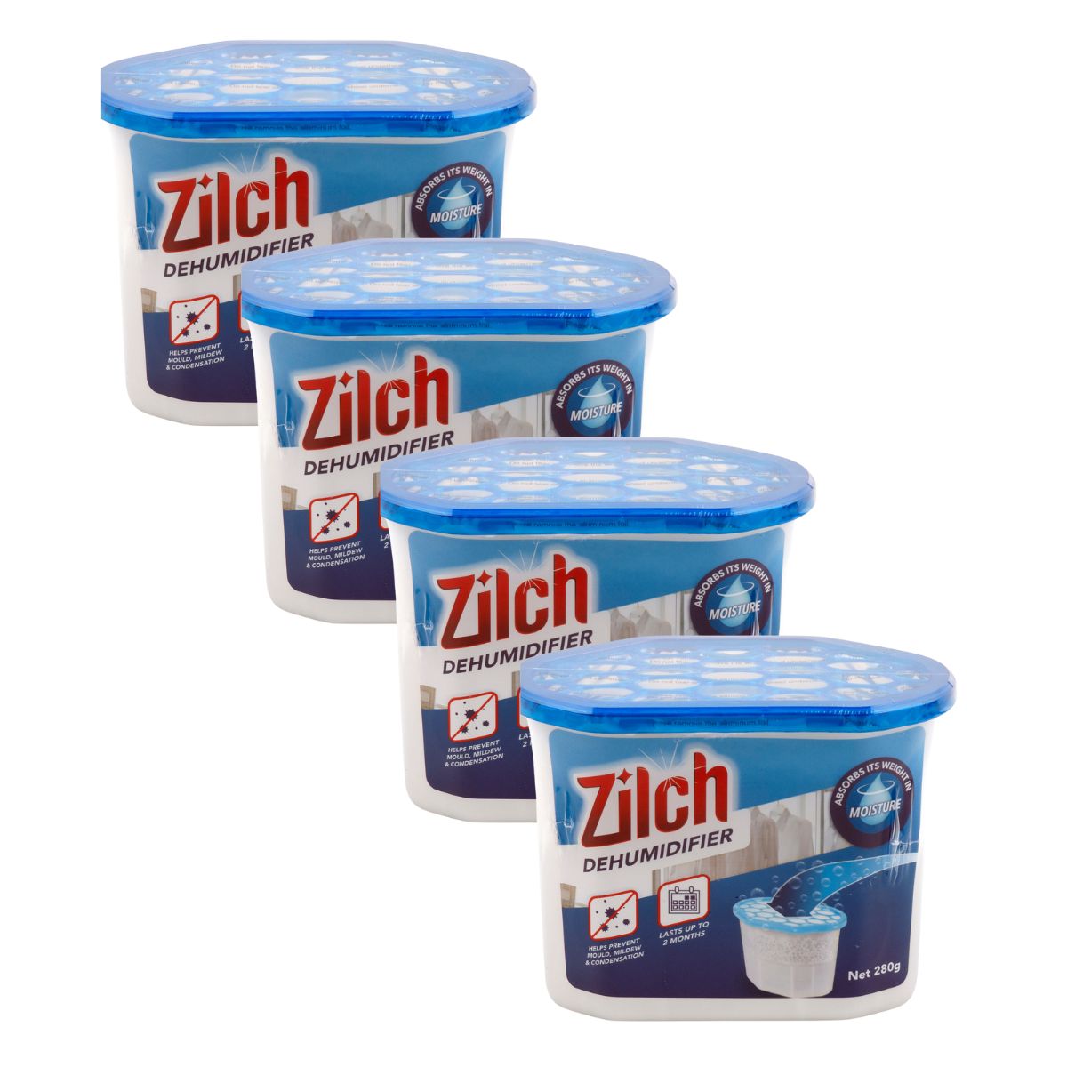 4x Zilch Dehumidifier 280g-2006732768989548544