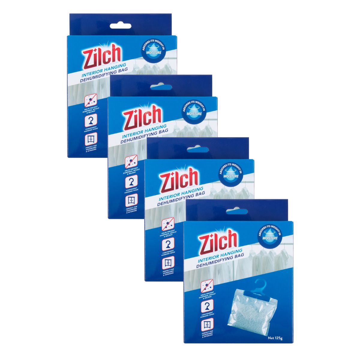 4x Zilch Dehumidifier Hanging 125g-2006732769157320705