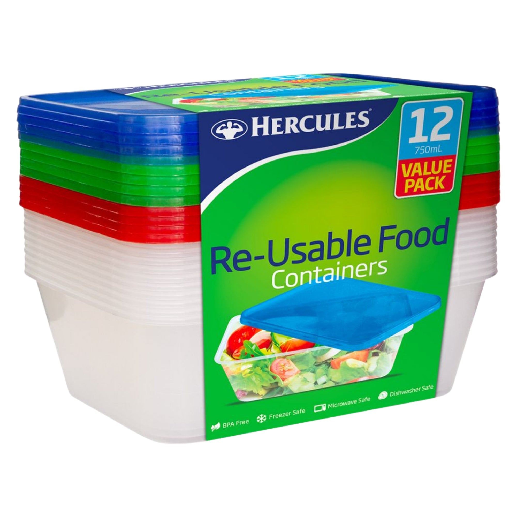 Hercules Takeaway Food Containers 12pk x 750ml x5-2017004939754213377