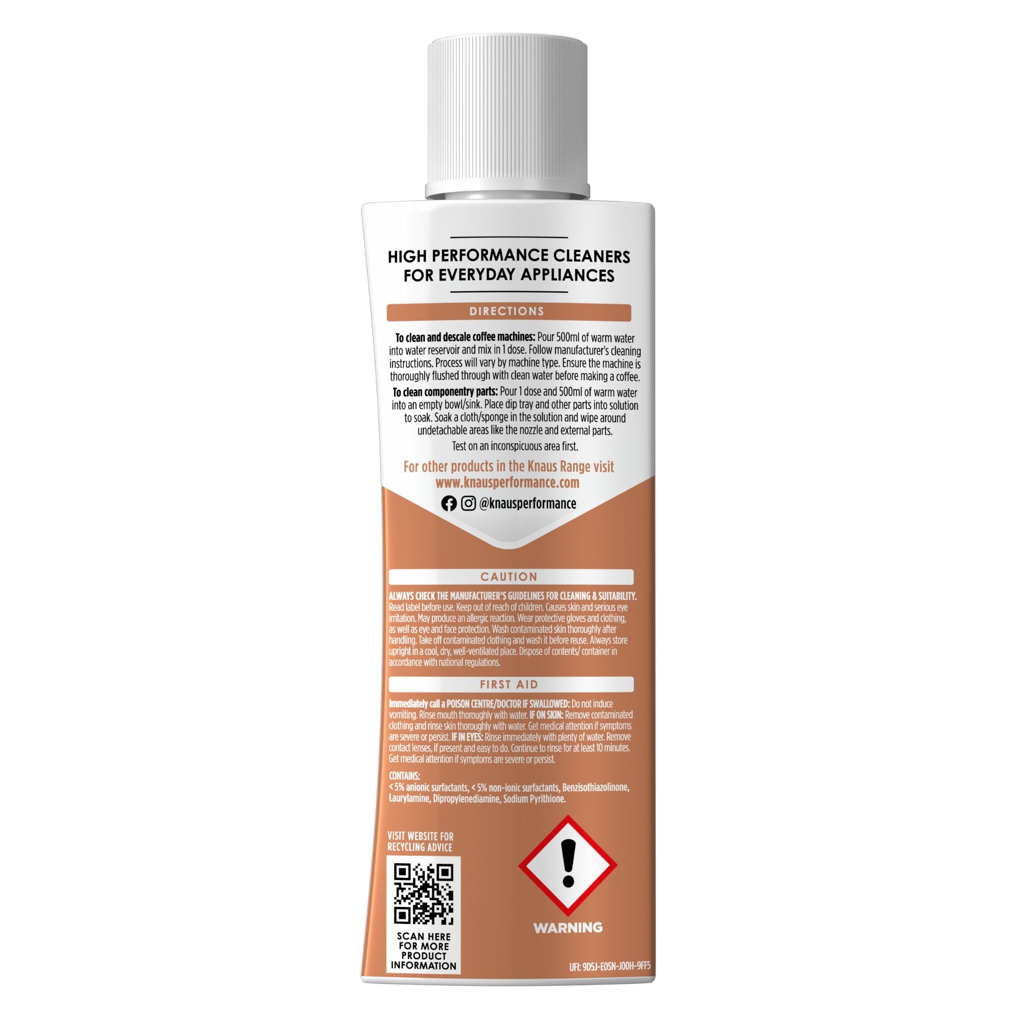 Knaus Coffee Machine Cleaner & Descaler 300ml x2-2017004943805911042