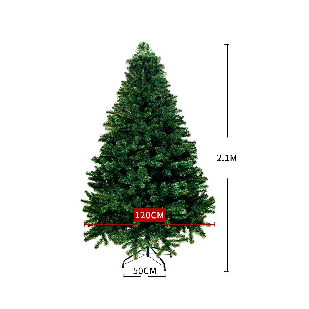SANTACO Christmas Tree 2.1M 7Ft LED 2.1 Meter-1942353779592663042