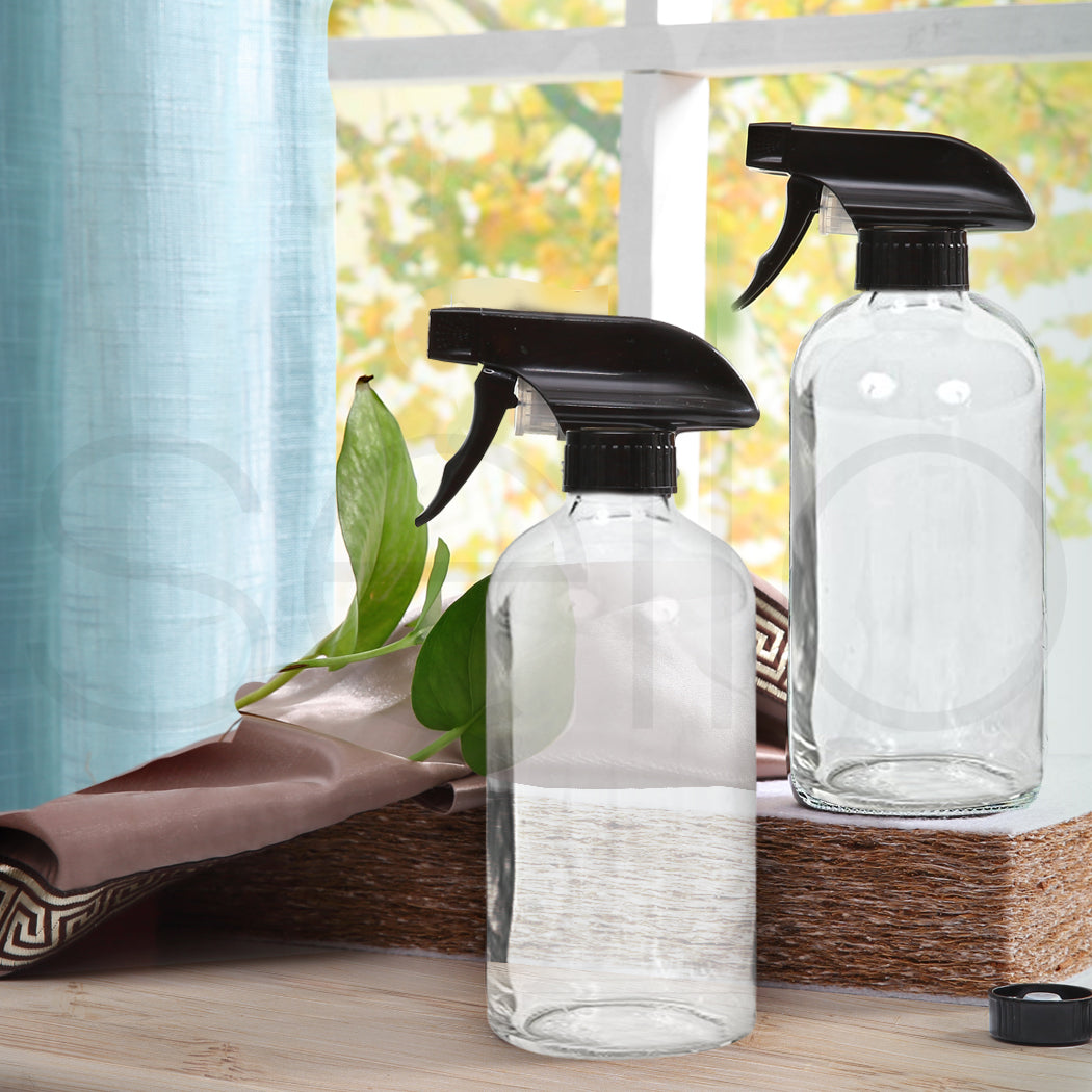 6x 500ml Clear Glass Spray Bottles Trigger-1942353283217756166