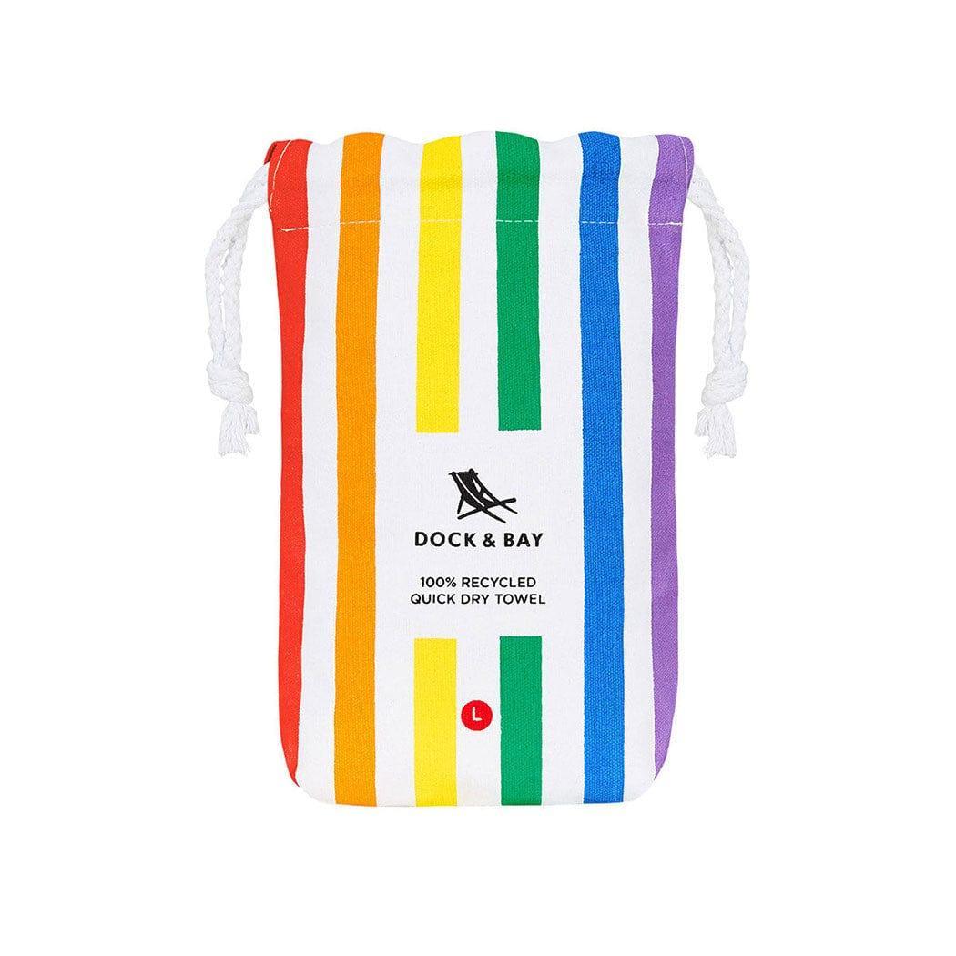 Dock & Bay Beach Towel Cabana Collection L | Quick Dry | Rainbow Skies-1910112360685768708