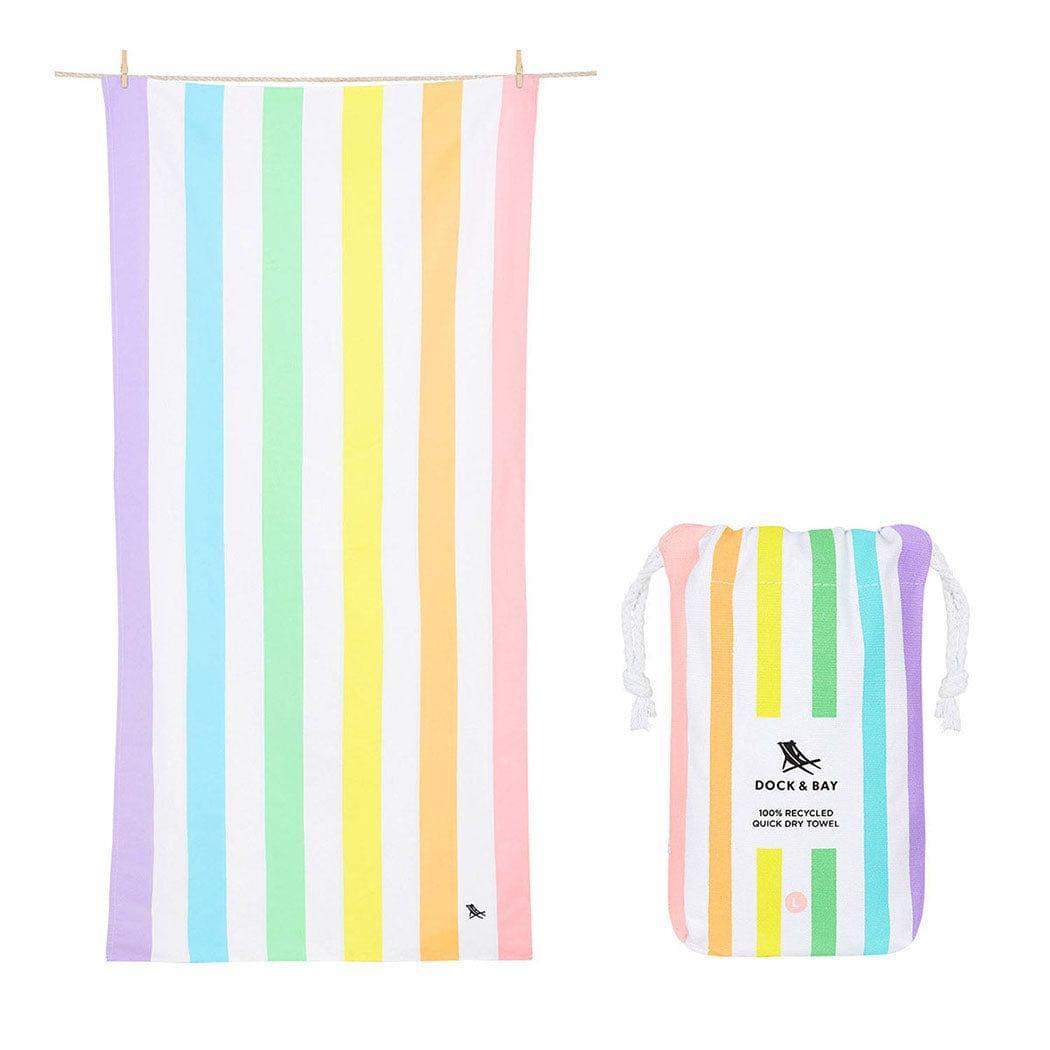 Dock & Bay Beach Towel Cabana Collection L | Quick Dry | Unicorn Waves-1910112360840957952