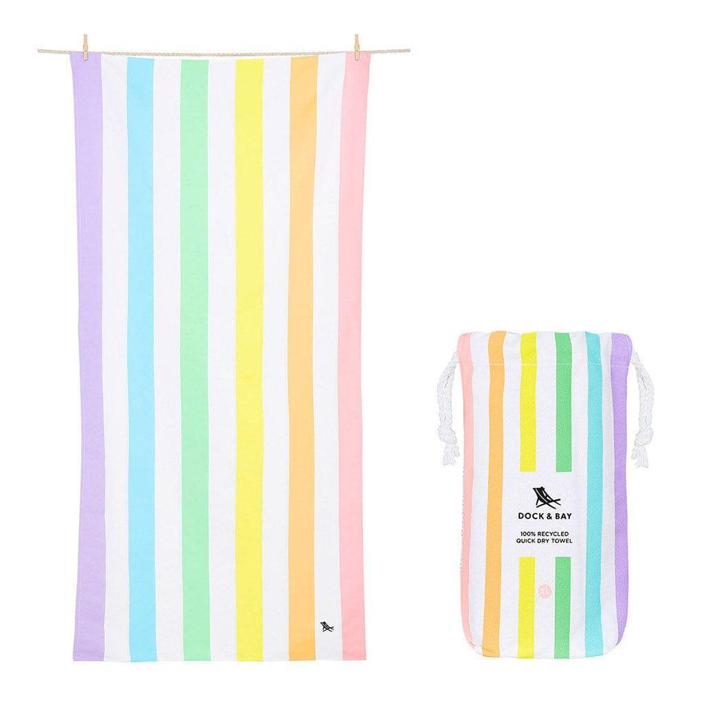 Dock & Bay Beach Towel Cabana Collection XL | Quick Dry | Unicorn Waves-1910112361453326336