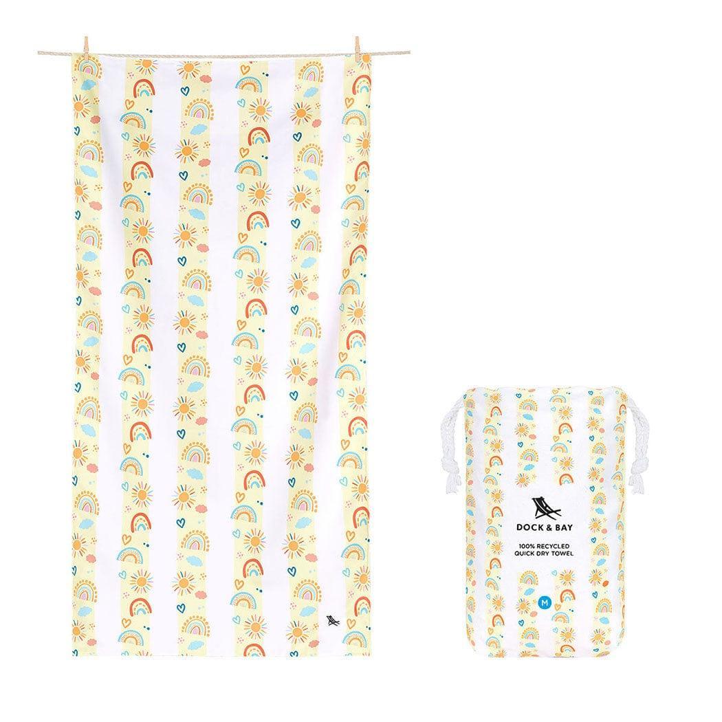 Dock & Bay KIDS Beach Towel | Quick Dry | Rainbow Road-1910112359603638272