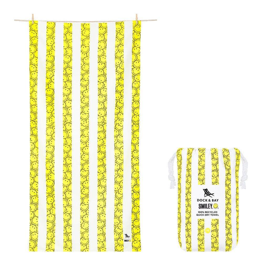 Dock & Bay KIDS Beach Towel | Quick Dry | Smiley-1910112358785748992
