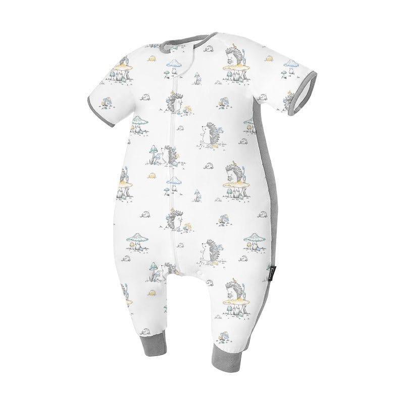 Domiamia Bamboo Short Sleeve Sleep Sack with Feet - 0.6 Tog-1933335101597421569