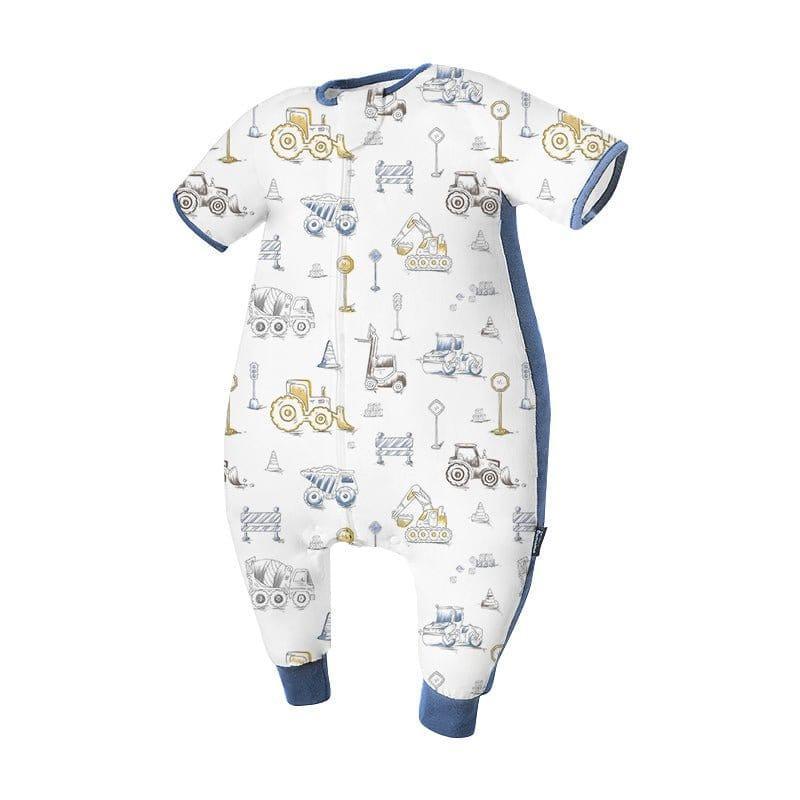 Domiamia Bamboo Short Sleeve Sleep Sack with Feet - 0.6 Tog-1933335101597421571