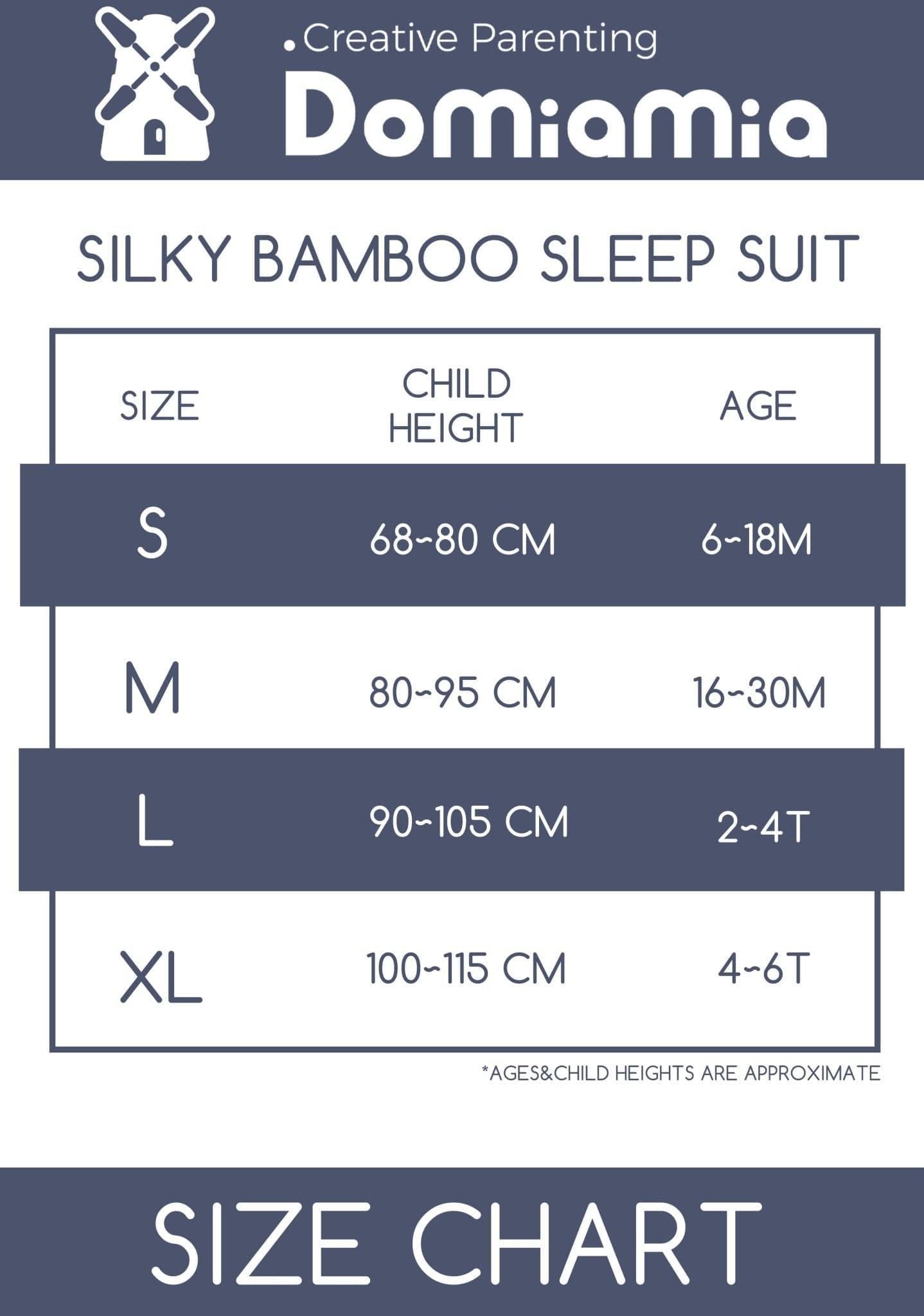 Domiamia Bamboo Short Sleeve Sleep Sack with Feet - 0.6 Tog-1933335101597421572