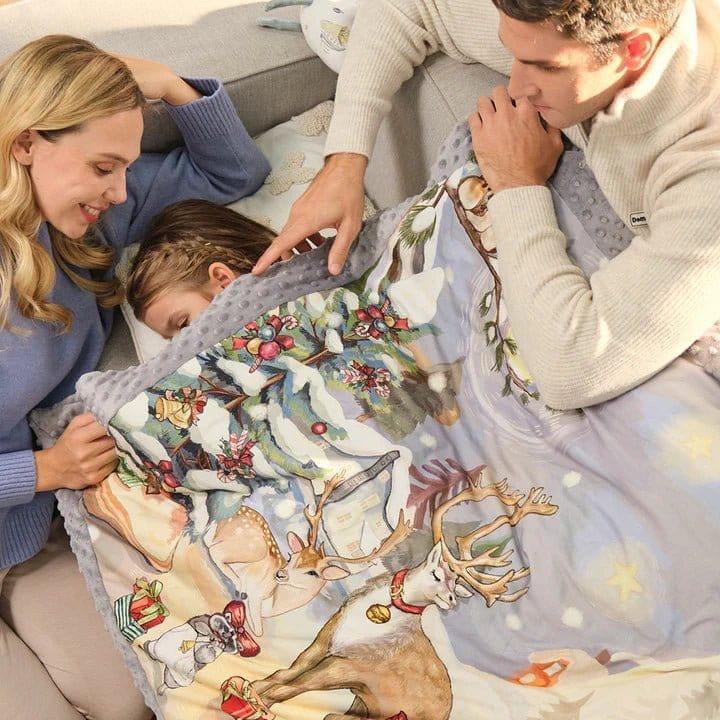 Domimia Thick Padded Minky Dot Cotton Kids Blanket 2.5tog-Limited Edition-1933335101450620929