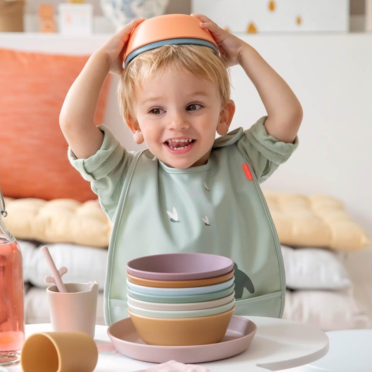 Done by Deer Kiddish Raffi Bowl 2 Pack-Blue-1910112382361931780