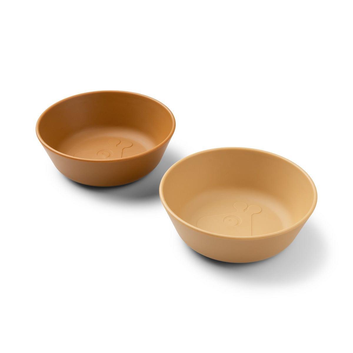 Done by Deer Kiddish Raffi Bowl 2 Pack-Mustard-1910112382672310277